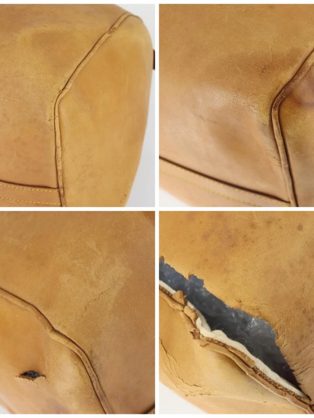 LOUIS VUITTON Nomad Keepall 55 Boston Bag Beige LV Auth 163339 - Picture 16 of 16